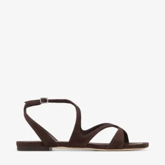 Ballerines Ayla en daim chocolat