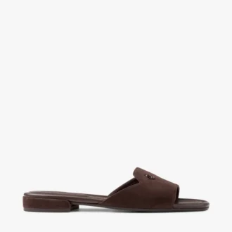 Ballerines Dina en cuir nappa noir à bride croisée et talon ouvert