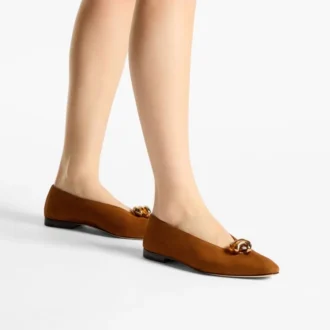 Ballerines Margot en daim beige