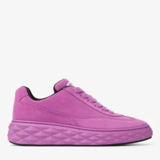 Baskets basses Diamond Maxi Retro M en daim velours violet orchidée