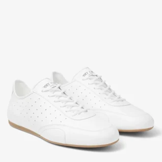 Baskets basses Sunny M en cuir blanc et gomme