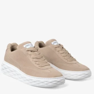 Baskets Diamond Maxi Retro M en daim velours Stone