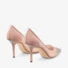 Escarpins à bout pointu Love 85 en maille rose ballet avec cristaux dégradés