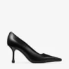 Escarpins Ixia 80 en cuir nappa noir