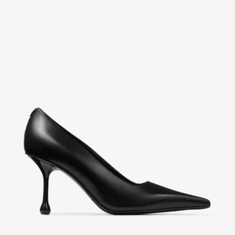 Escarpins Ixia 80 en cuir nappa noir
