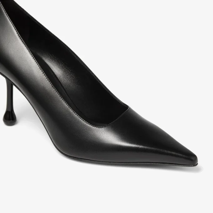 Escarpins Ixia 80 en cuir nappa noir