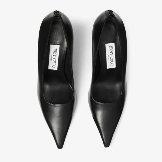 Escarpins Ixia 80 en cuir nappa noir