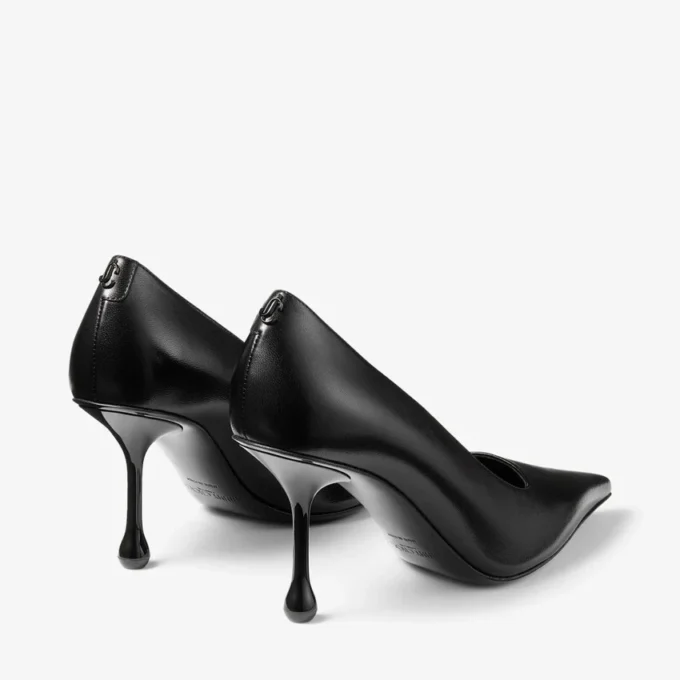 Escarpins Ixia 80 en cuir nappa noir