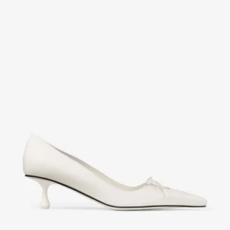 Escarpins Scarlett 50 en cuir nappa couleur latte