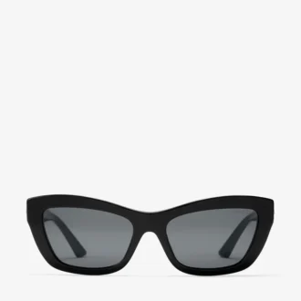 Lunettes de soleil Solene Cat Eye noir havane