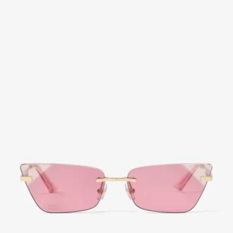 Lunettes de soleil Soraya Cat Eye en or pâle