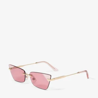 Lunettes de soleil Soraya Cat Eye en or pâle