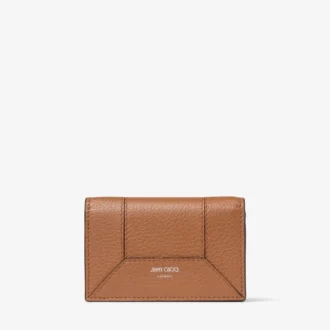 Porte-monnaie Diamond Nello M en cuir de veau grainé beige