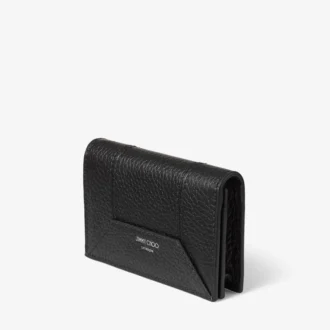 Porte-monnaie Diamond Nello M en cuir de veau grainé beige