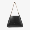 Sac à bandoulière Diamond Hobo Medium en cuir noir