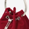 Sac Bon Bon en velours rouge rubis