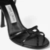 Sandales Leo 100 en cuir Candy Wrap noir