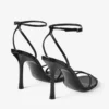 Sandales Leo 100 en cuir Candy Wrap noir