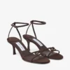 Sandales Leo 65 en daim chocolat