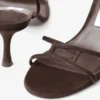 Sandales Leo 65 en daim chocolat