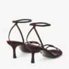 Sandales Leo 65 en daim chocolat