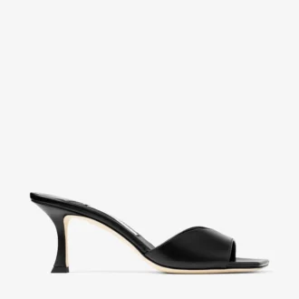 Sandales Skye 70 en cuir noir