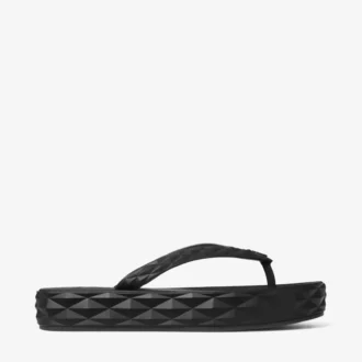 Tongs Diamond en caoutchouc noir